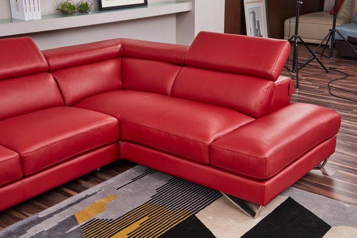 

    
EK-L8010L-RED American Eagle Furniture Sectional Sofa
