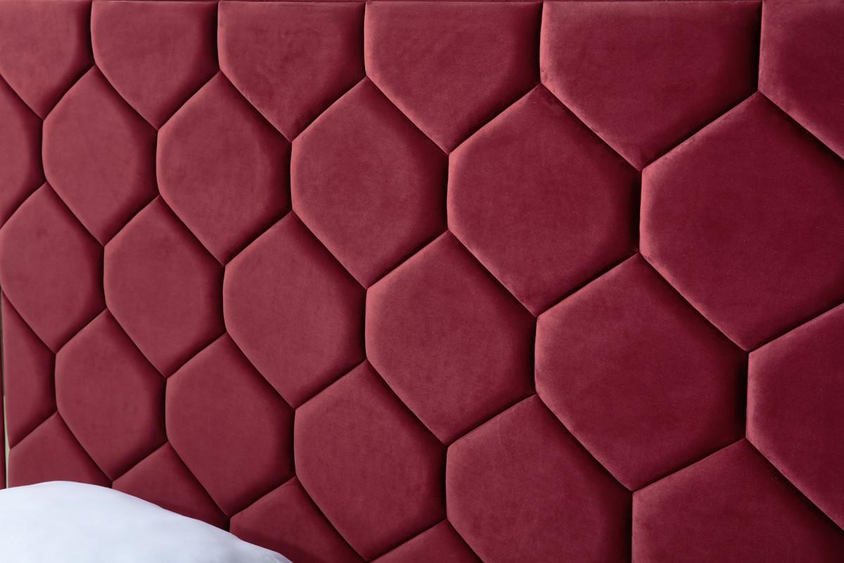 

    
VIG Furniture HK - JANET BED EK *WINE RED VELVET/CHAMPAGNE GLD Platform Bed Red VGVCBD1820-RED-EK
