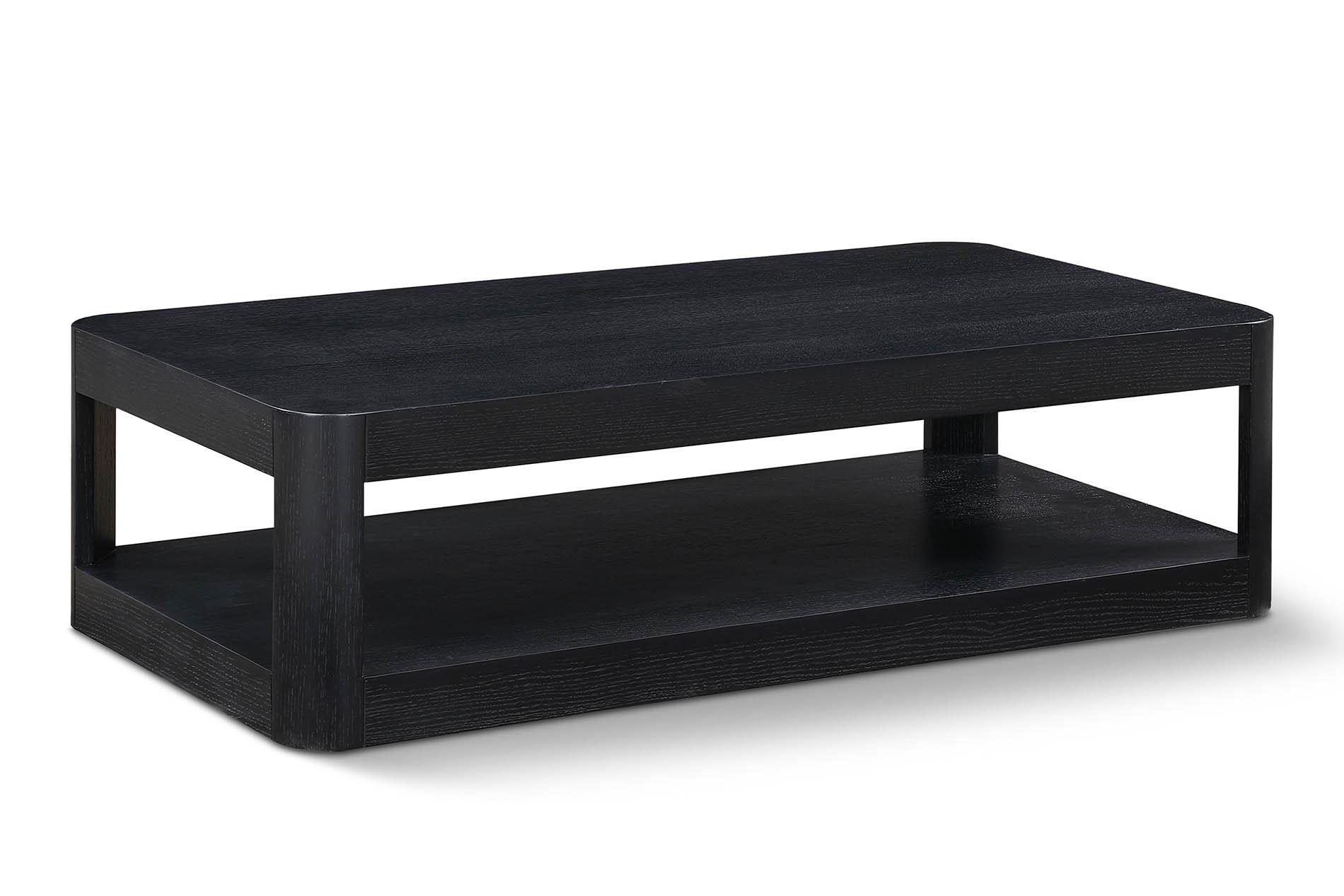 Contemporary, Modern Coffee Table 99068Black-CT 99068Black-CT in Black 