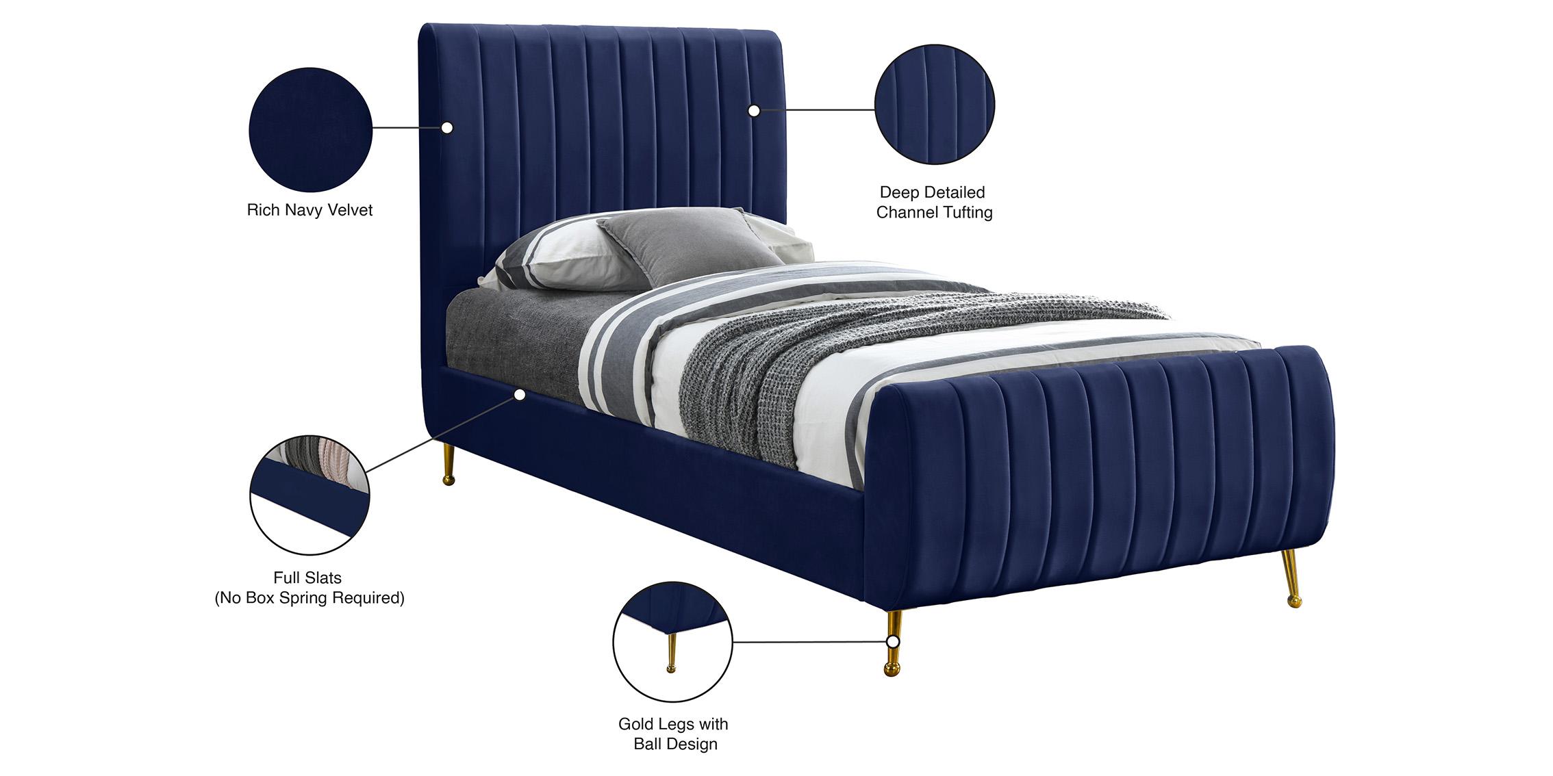 

    
ZaraNavy-T Meridian Furniture Platform Bed
