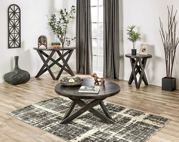

    
Rustic Black Solid Wood Brazilian Pine Sofa Table Furniture of America EM4003BK-S Culver

