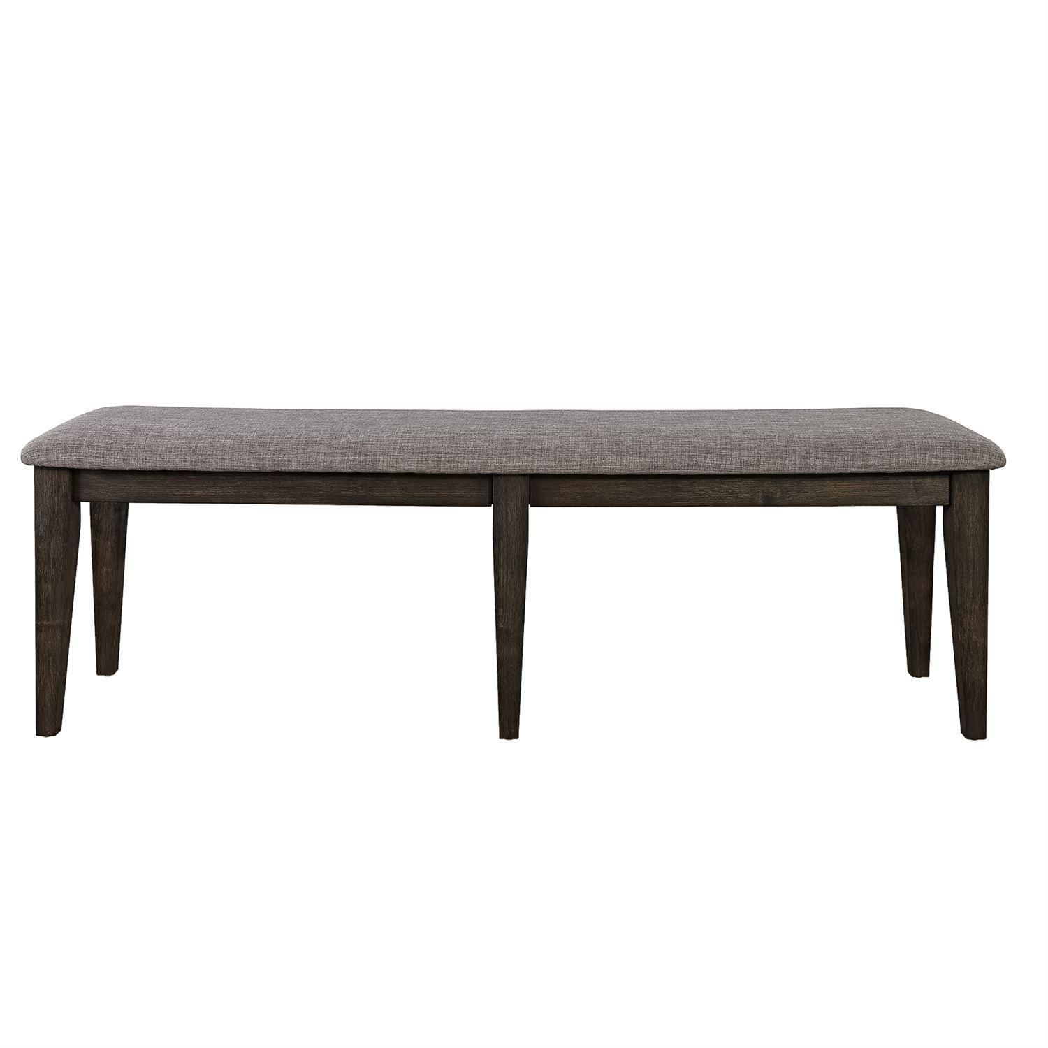 

    
Dark Chestnut Finish Upholstered Bench 152-C9001B Liberty Furniture
