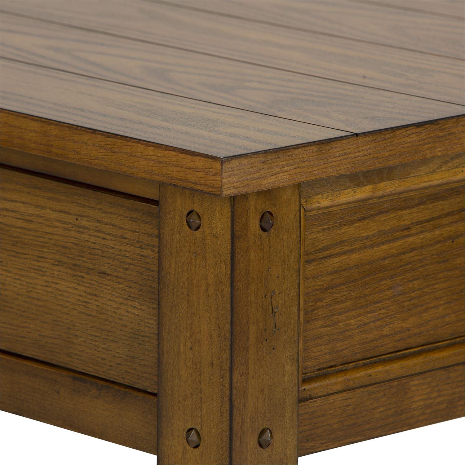 

    
110-OT1010 Rustic Oak Finish Wood Cocktail Table 110-OT1010 Liberty Furniture
