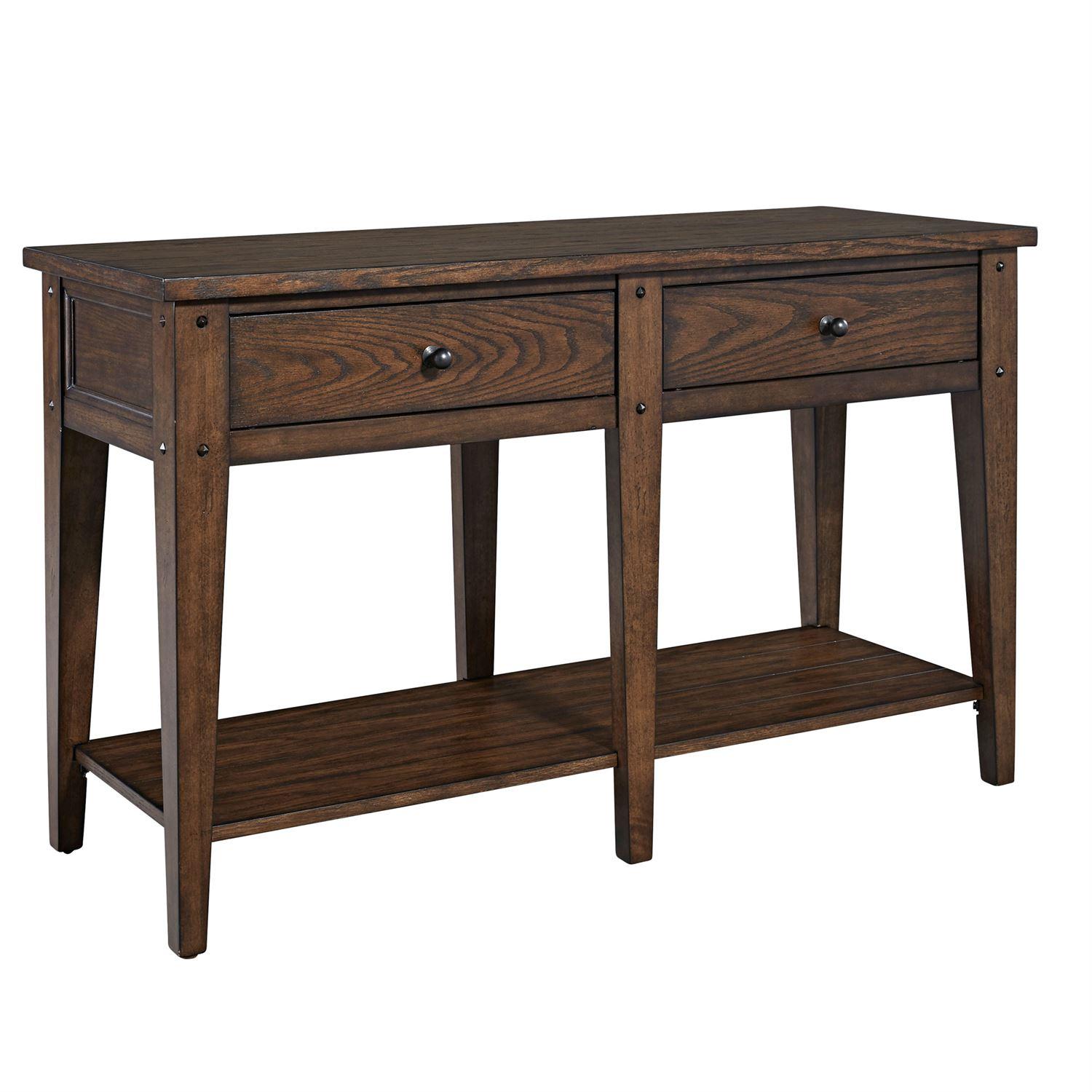 

    
Liberty Furniture Lake House  (210-OT) Console Table Console Table Brown 210-OT1030
