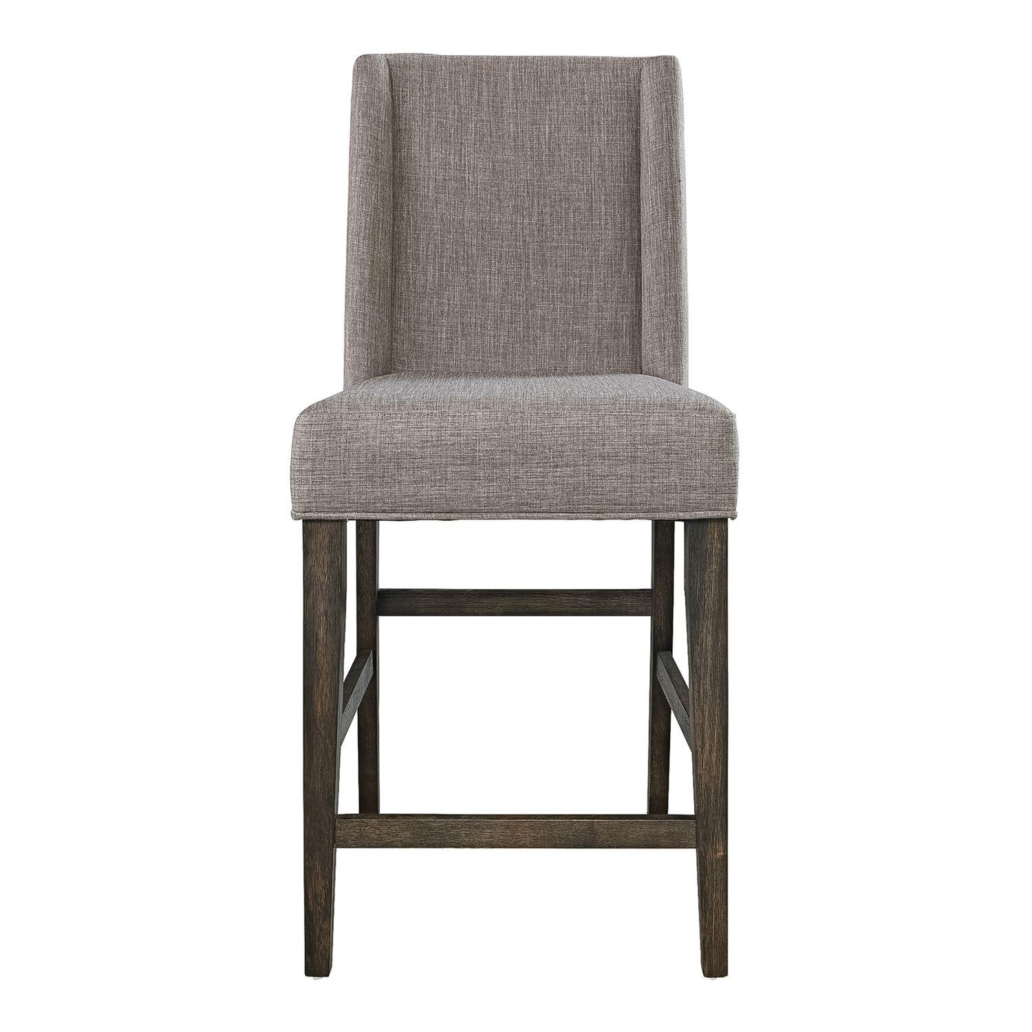 

    
Dark Chestnut Finish Upholstered Counter Chair 152-B650124 Liberty Furniture
