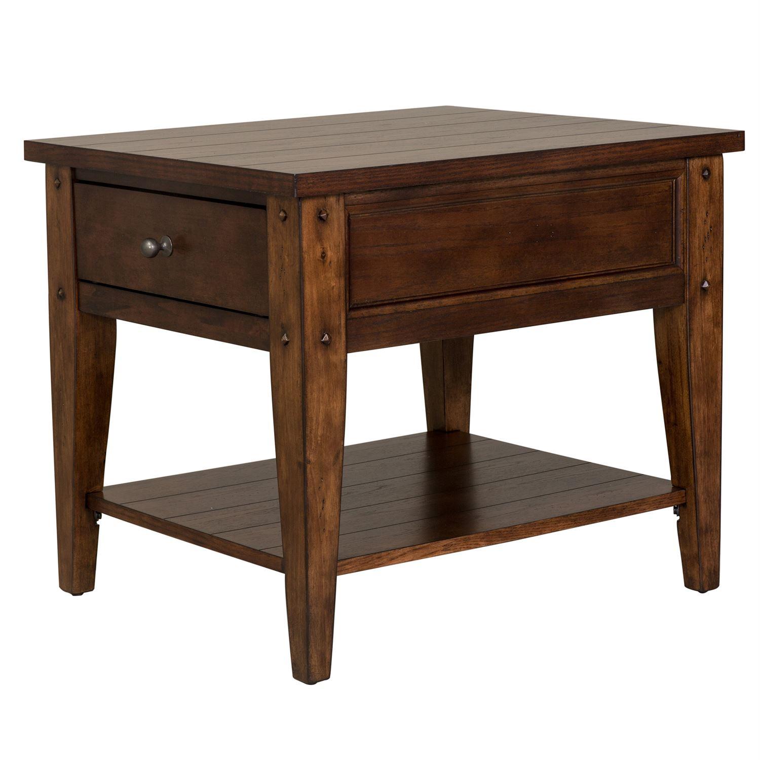 

    
210-OT1020 Rustic Brown Wood End Table 210-OT1020 Liberty Furniture

