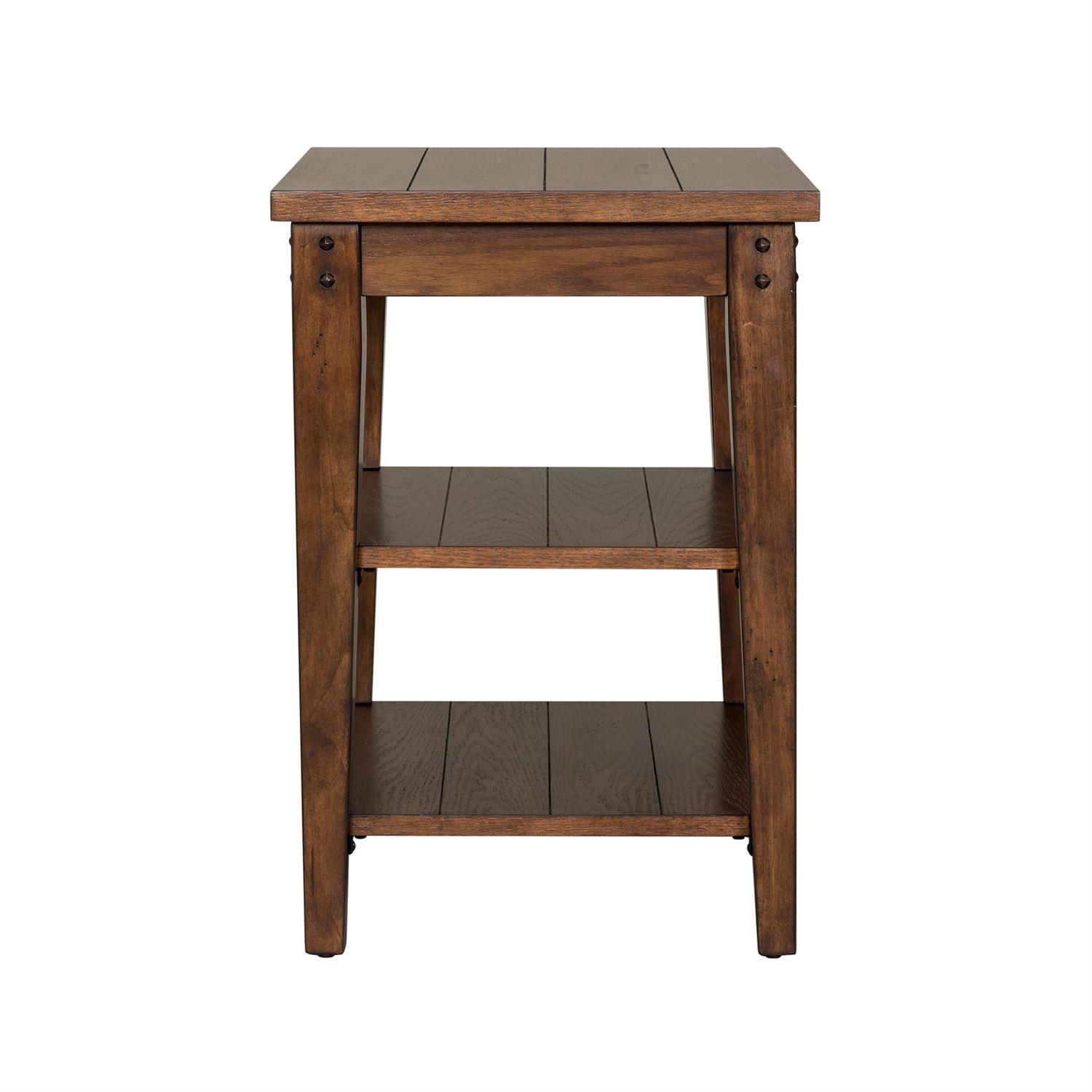 

    
Rustic Brown Wood End Table 210-OT1022 Liberty Furniture
