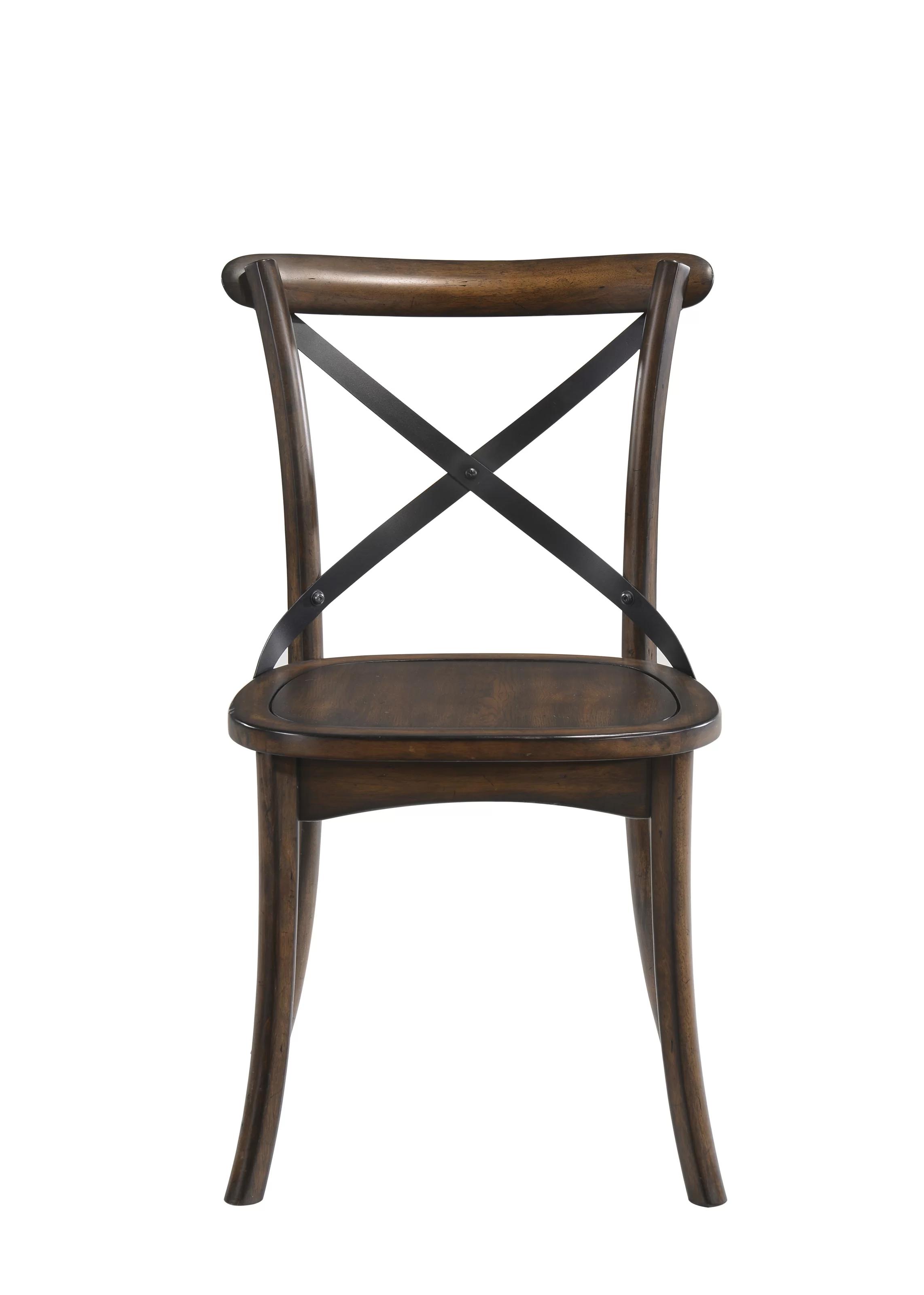 

    
Rustic Dark Oak 2x Dining Chairs by Acme Kaelyn 73032-2pcs
