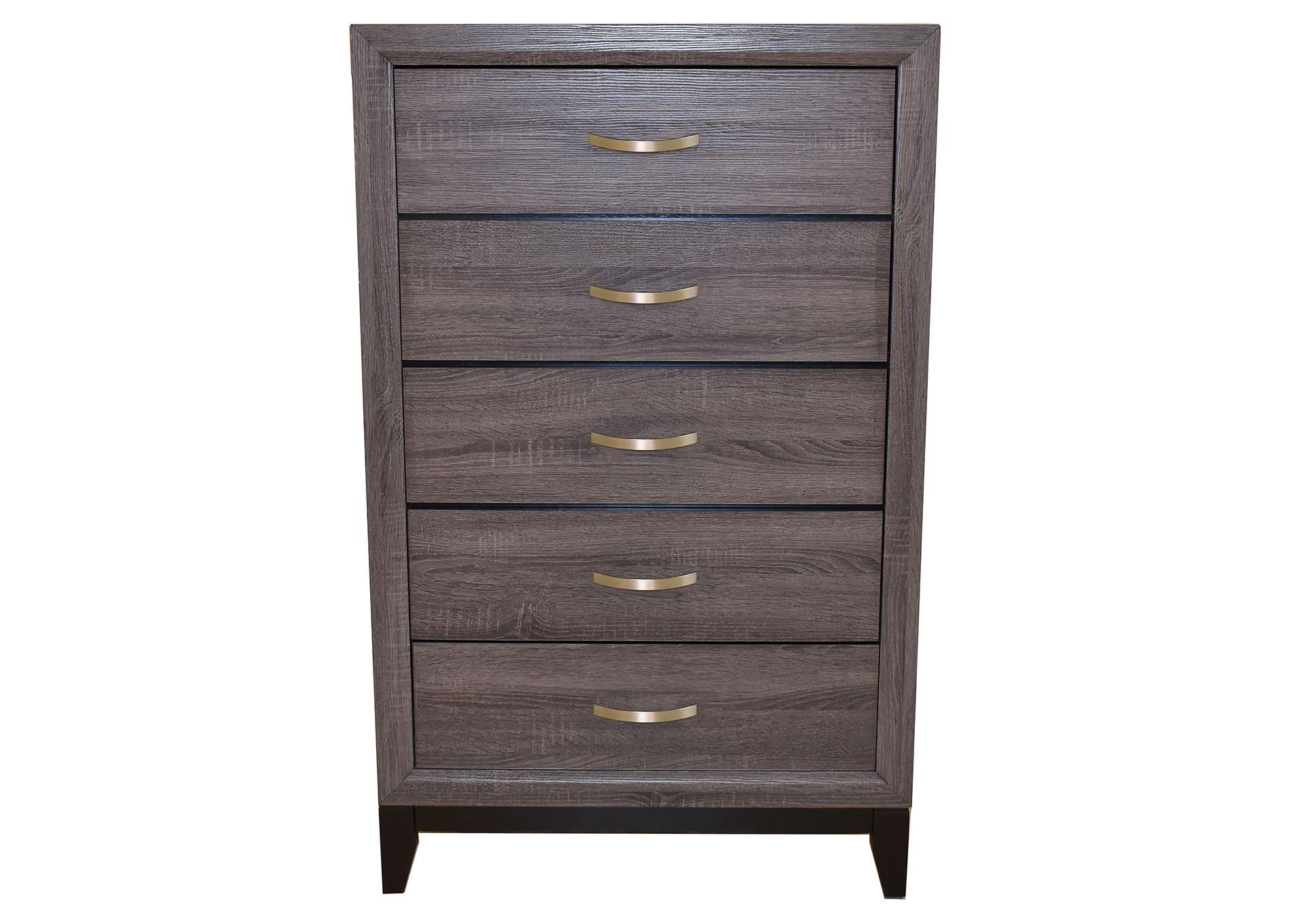 Contemporary, Modern Chest HUDSON GHF-808857594679 in Gray 