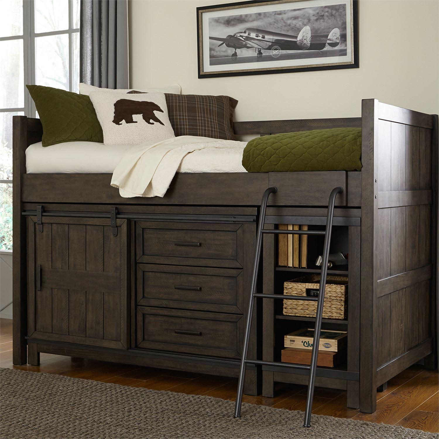 

    
Liberty Furniture Thornwood Hills  (759-YBR) Bunk Bed Bunk Bed Gray 759-YBR-TLF
