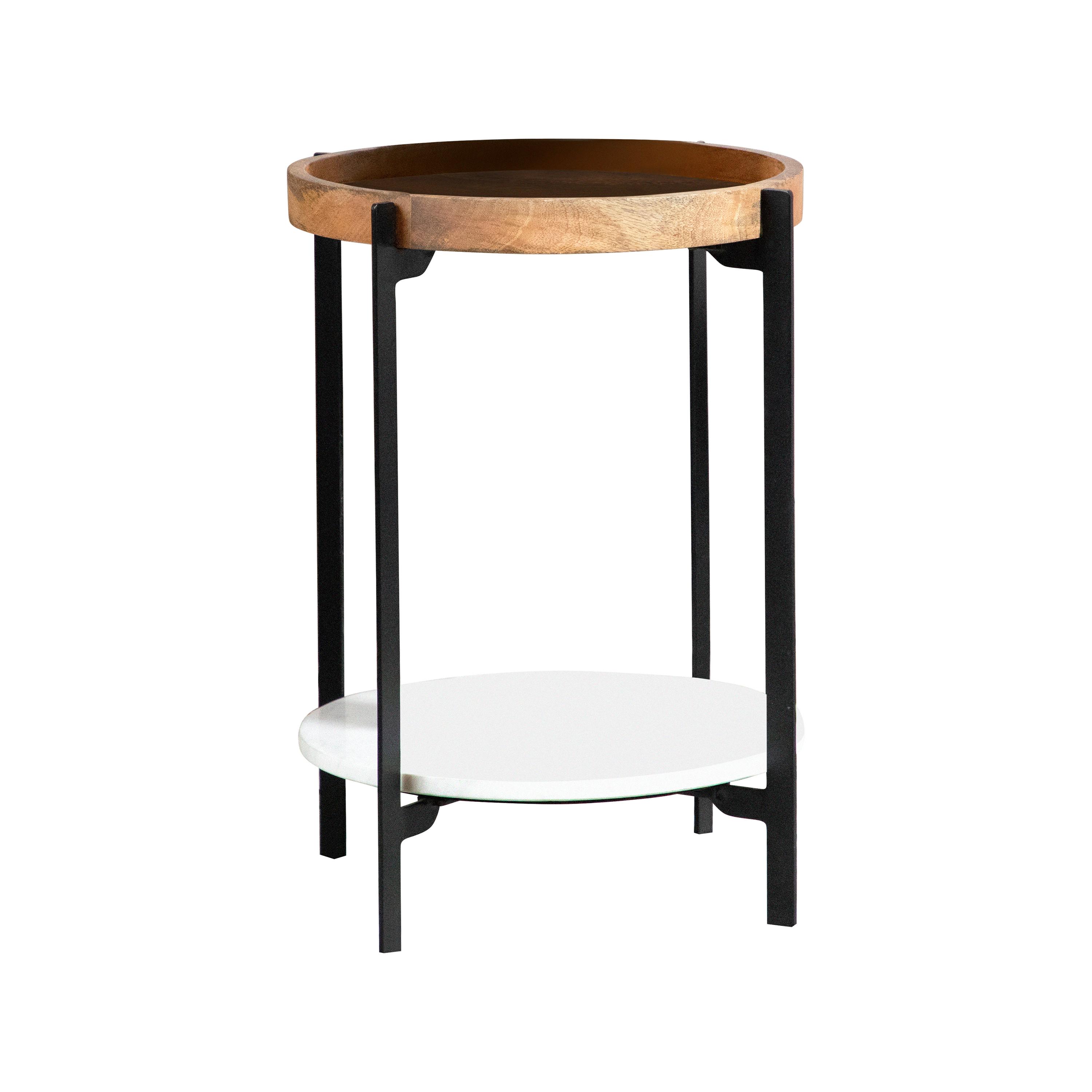 Rustic Accent Table 931218 931218 in Natural, Black 