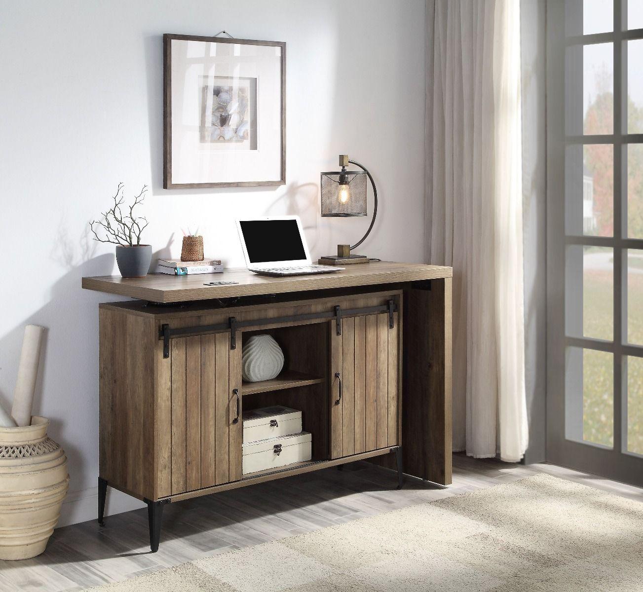 

    
Acme Furniture OF00154 Zakwani Writing Desk Rustic Brown OF00154

