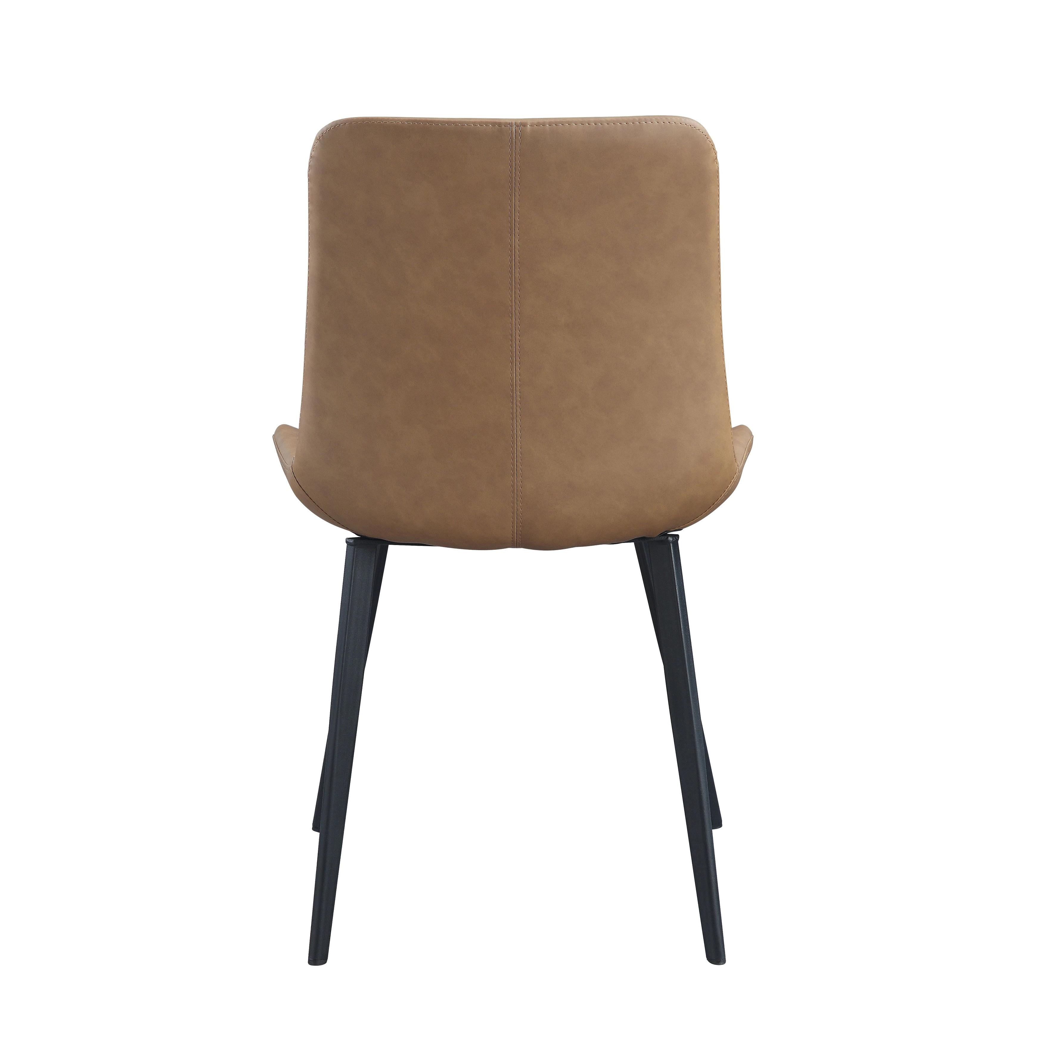 

    
Acme Furniture Abiram Side Chair Set Brown Oak DN01029-2pcs
