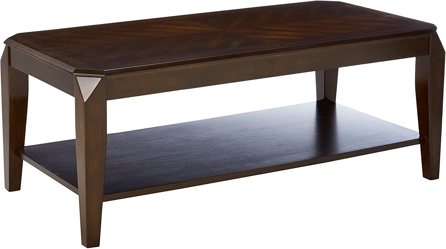 

    
Rustic Walnut Coffee Table + 2 End Tables by Acme Docila 80655
