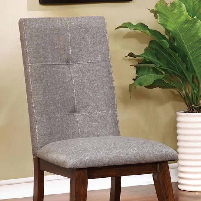 

    
Rustic Walnut Solid Wood Side Chairs Set 2pcs Furniture of America CM3354SC-2PK Abelone
