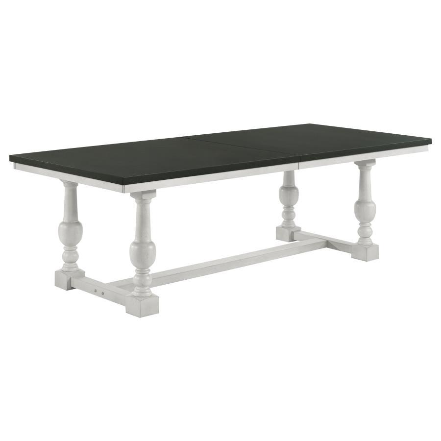 

    
108241-T-7PCS Rustic White/Charcoal Wood Dining Table Set 7PCS Coaster Aventine 108241
