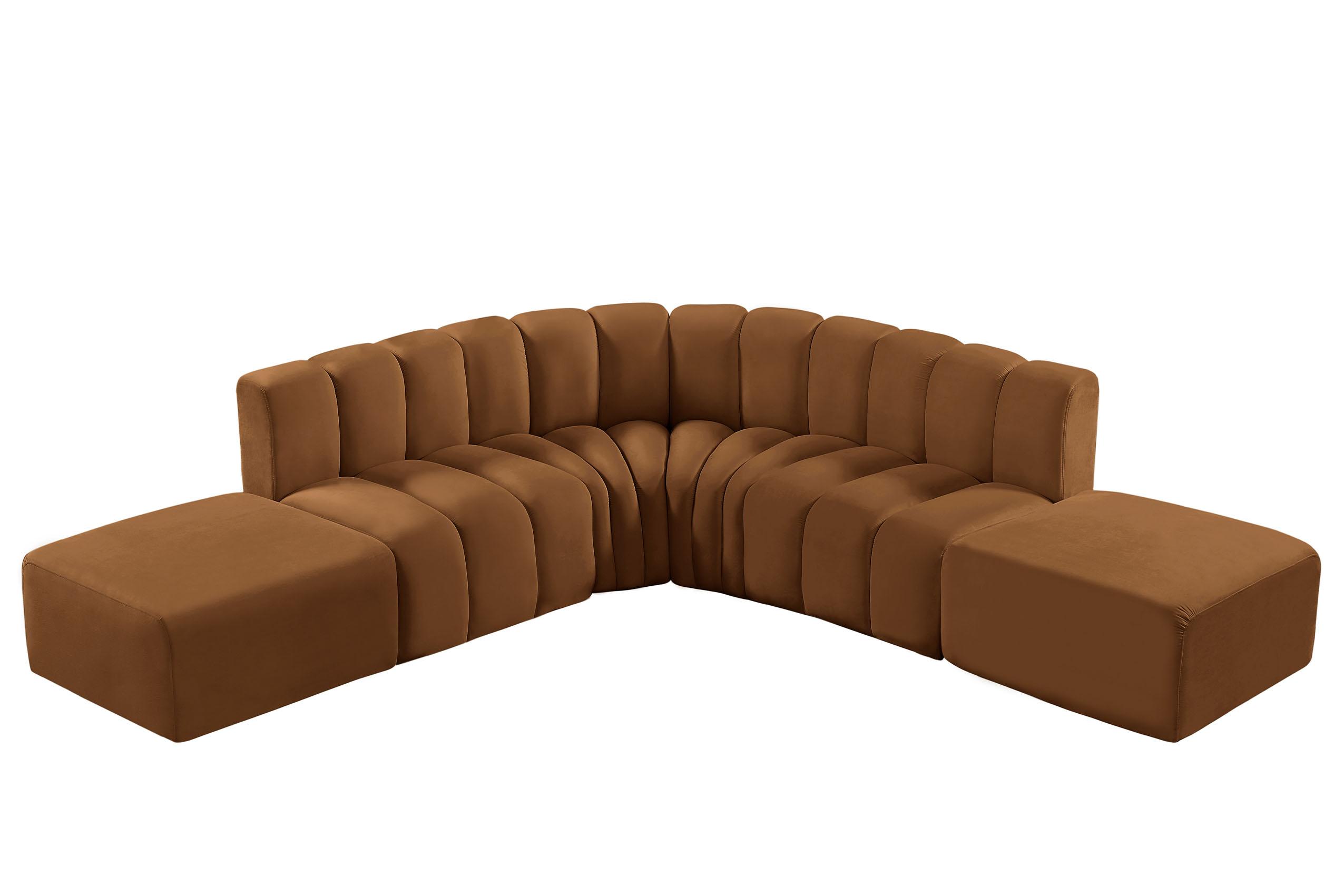 

        
Meridian Furniture ARC 103Saddle-S6C Modular Sectional Sofa Saddle Velvet 094308299150
