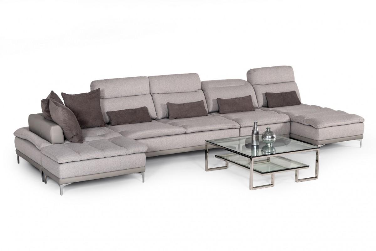 

                    
VIG Furniture Horizon Sectional Sofa Gray Fabric Purchase 
