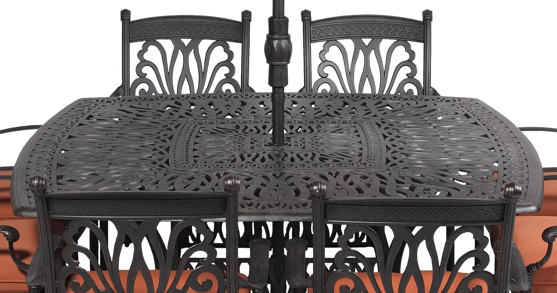 

    
Signature Cast Aluminum Knock-Down 64" Square Dining Table by CaliPatio
