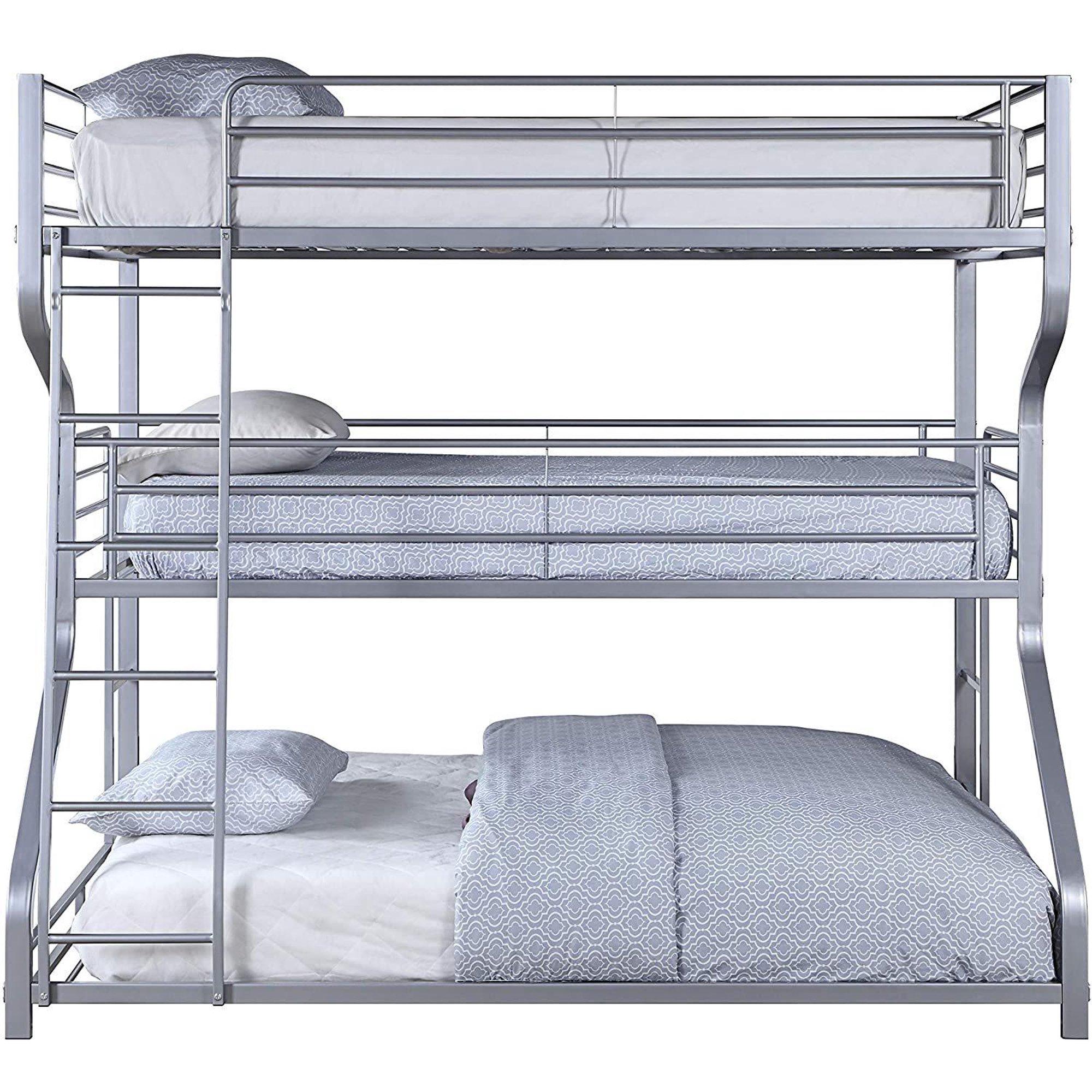 

    
Acme Furniture Caius II Twin/Full/Queen Bunk Bed Silver 37790
