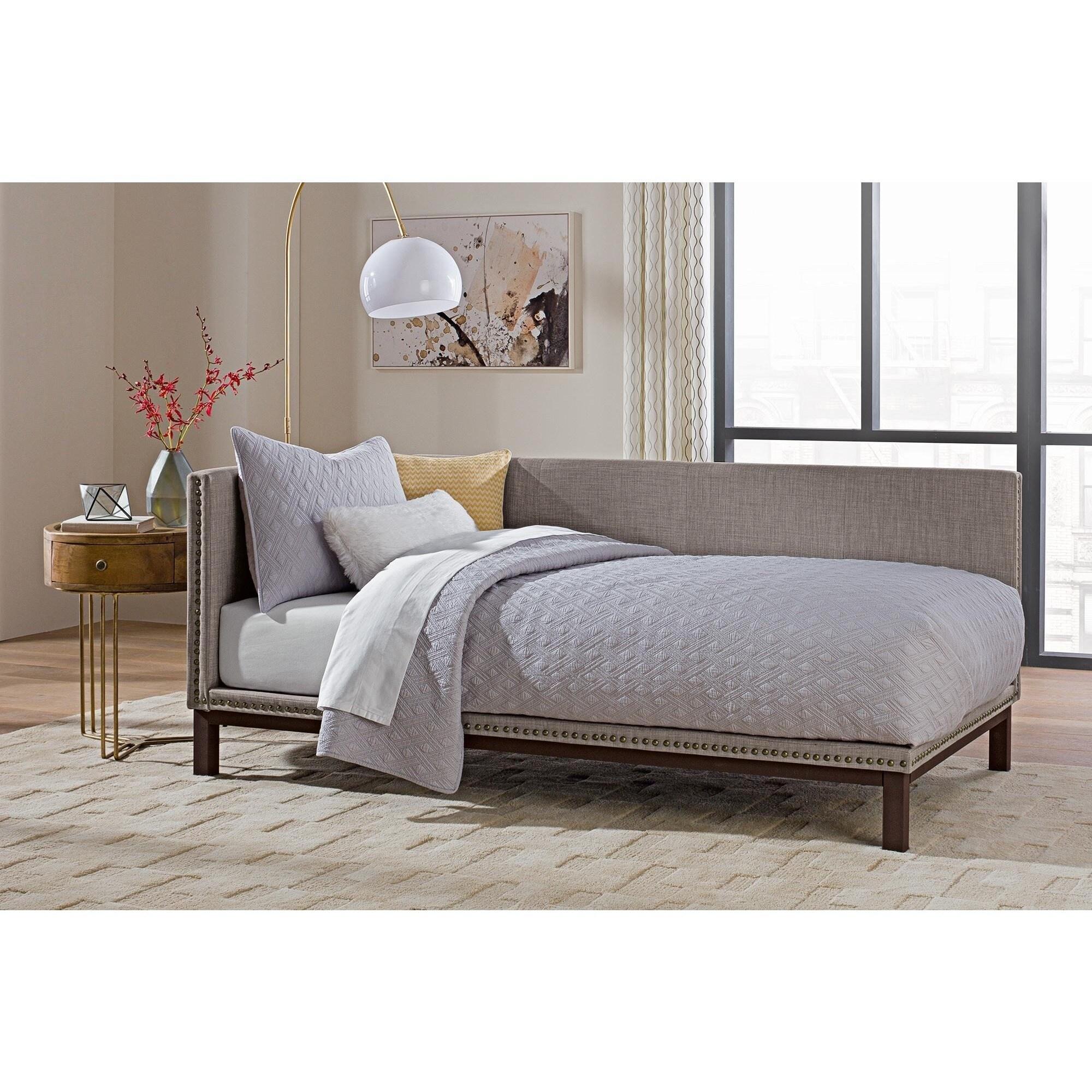 

    
 Photo  Simple Beige Linen Daybed Yinbella 39715 by Acme
