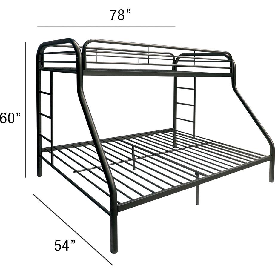 

                    
Acme Furniture Tritan Twin/Full Bunk Bed Black  Purchase 
