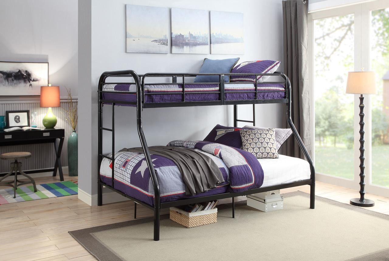 

    
02053BK Acme Furniture Twin/Full Bunk Bed
