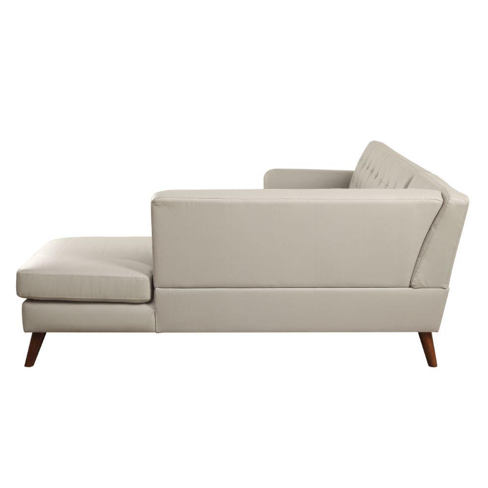 

    
Acme Furniture Essick II L-shape Sectional Beige 53045-2pcs
