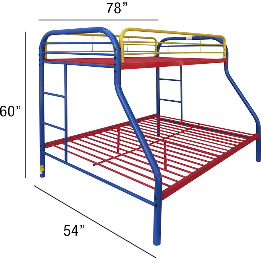 

                    
Acme Furniture Tritan Twin/Full Bunk Bed Multi-Color Patterned  Purchase 
