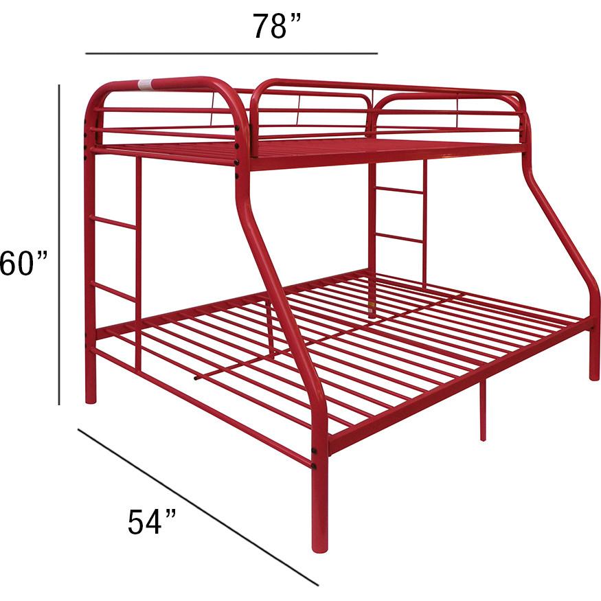 

                    
Acme Furniture Tritan Twin/Full Bunk Bed Red  Purchase 
