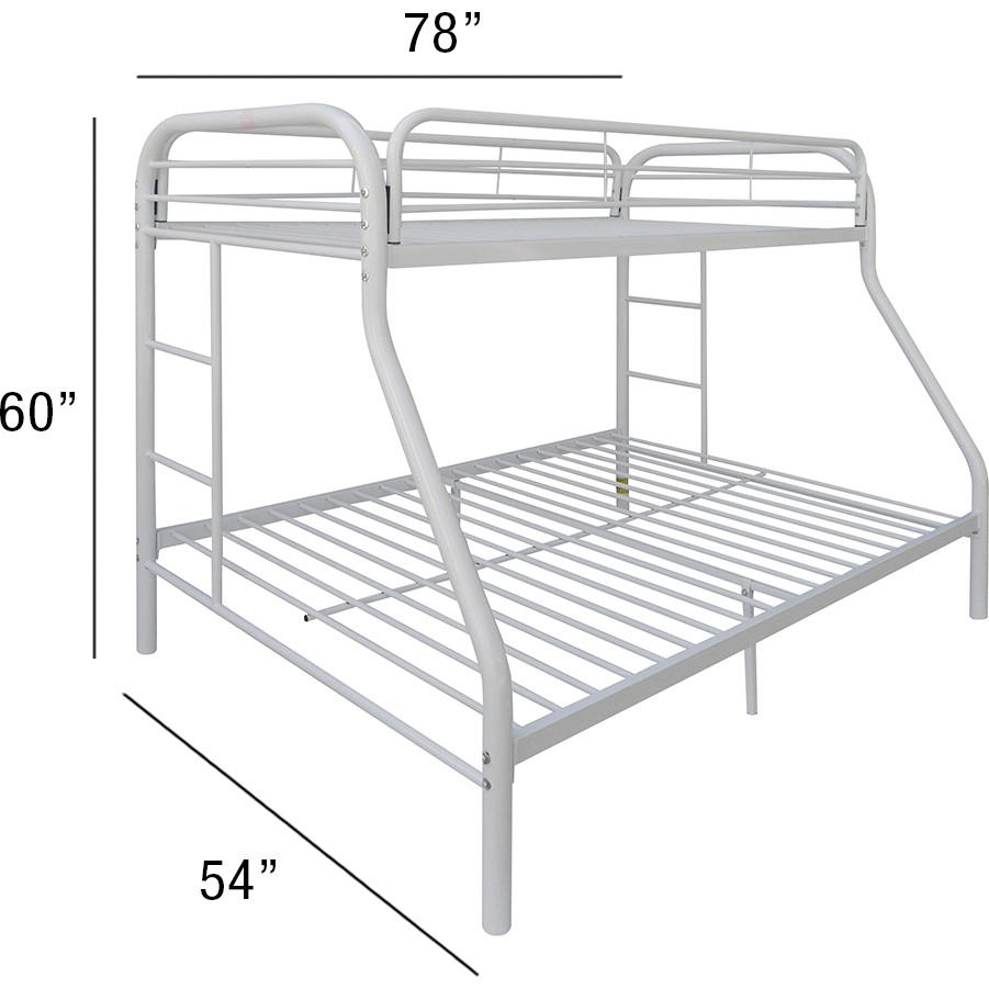 

                    
Acme Furniture Tritan Twin/Full Bunk Bed White  Purchase 
