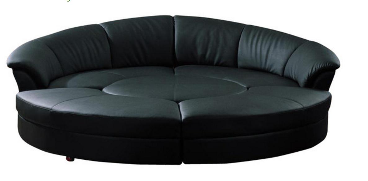

    
Soflex EL Paso Ultra Black Bonded Leather Sectional Sofa Set 5Psc Modern
