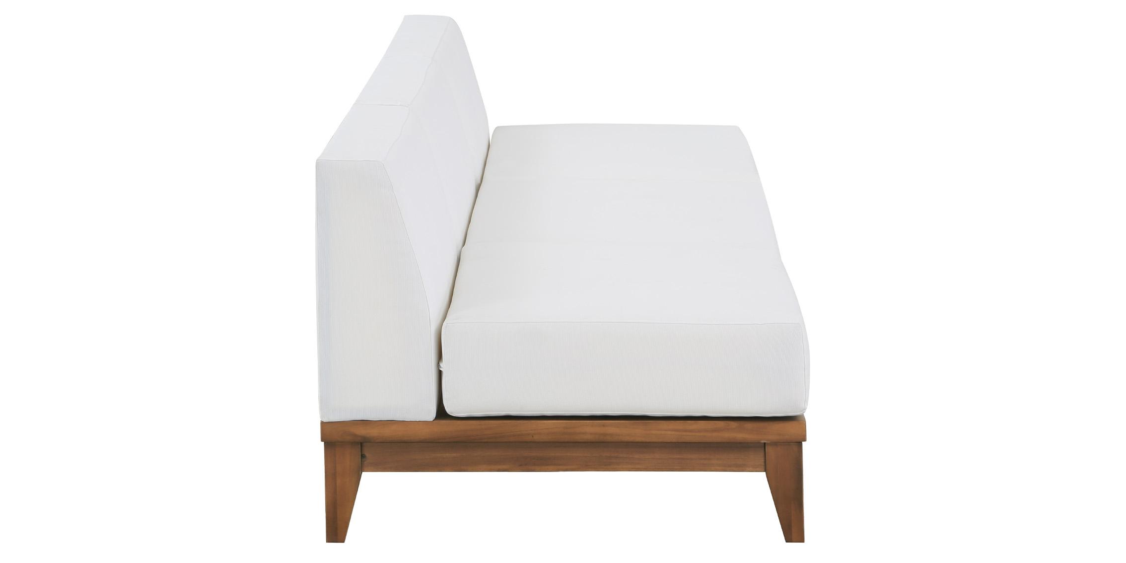 

    
Meridian Furniture RIO 389White-S104 Patio Moular Sofa Off-White/Brown 389White-S104
