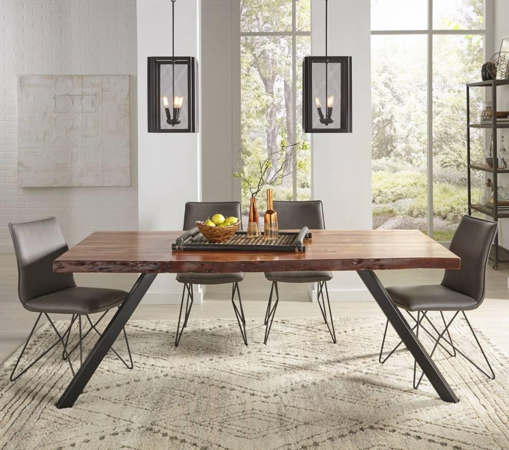 

    
3A69615-3PC Solid Wood Rectangular Dining Table & 2 Benches in Natural Acacia REESE by Modus Furniture
