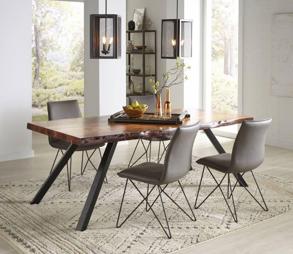 

    
 Order  Solid Wood Rectangular Dining Table & 2 Benches in Natural Acacia REESE by Modus Furniture
