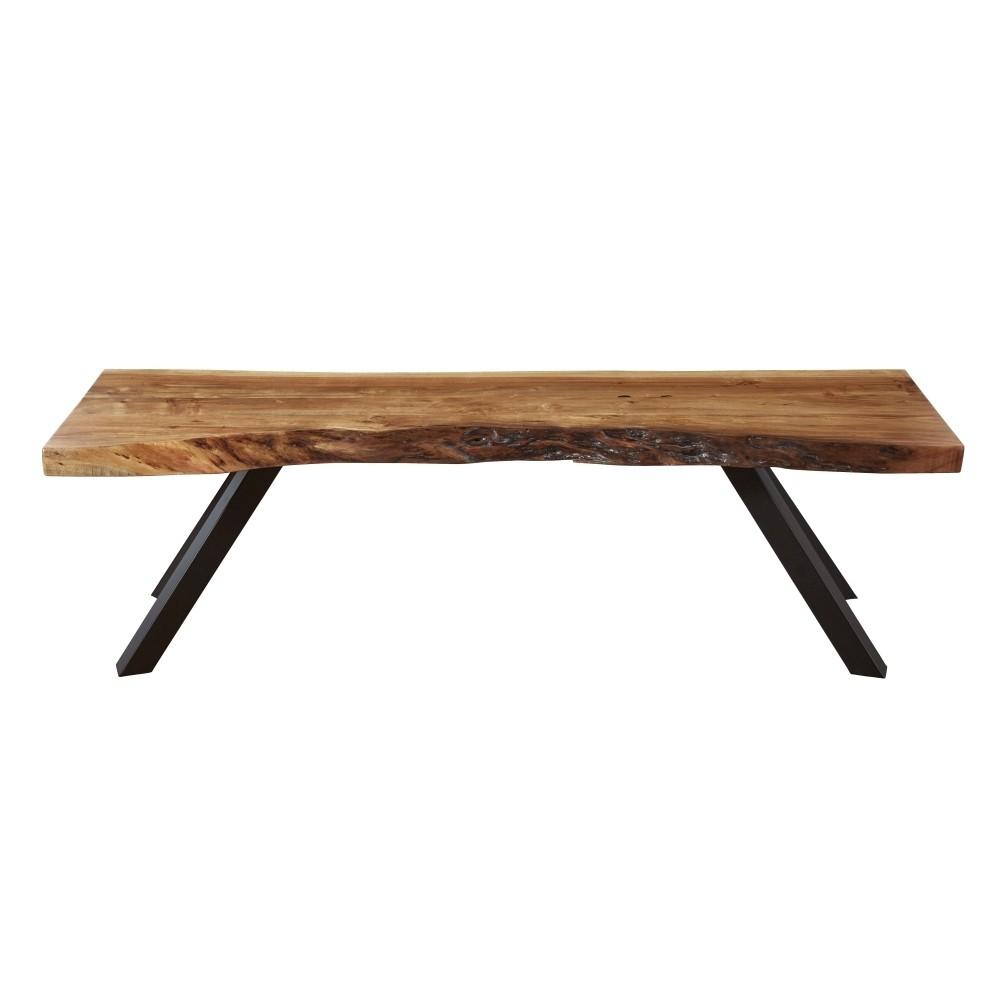 

    
 Photo  Solid Wood Rectangular Dining Table & 2 Benches in Natural Acacia REESE by Modus Furniture
