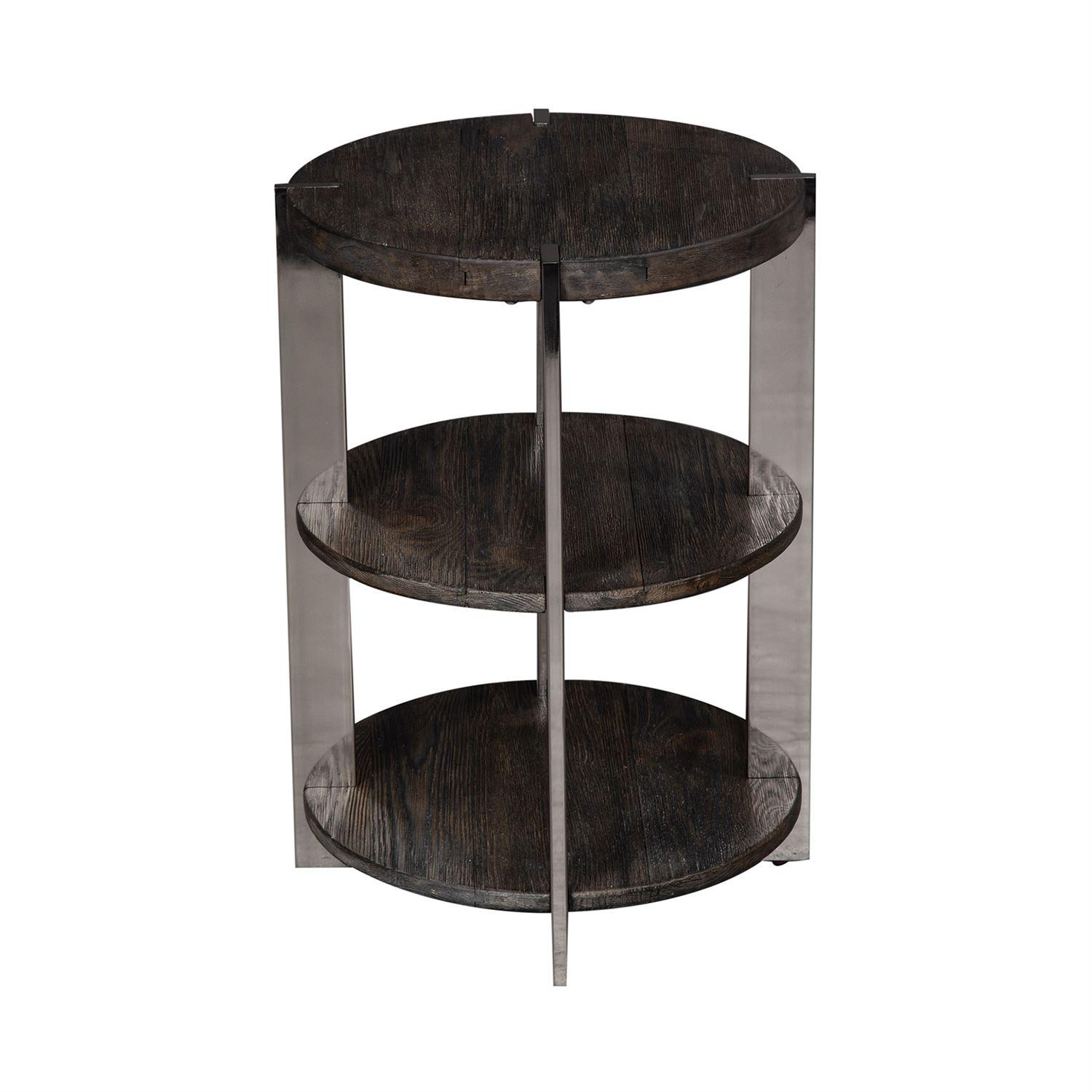 

    
Solids Gray Wood End Table 801-OT1021 Liberty Furniture
