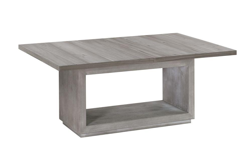 

    
Mineral Gray Rectangular Dining Table Solid Acacia OXFORD by Modus Furniture
