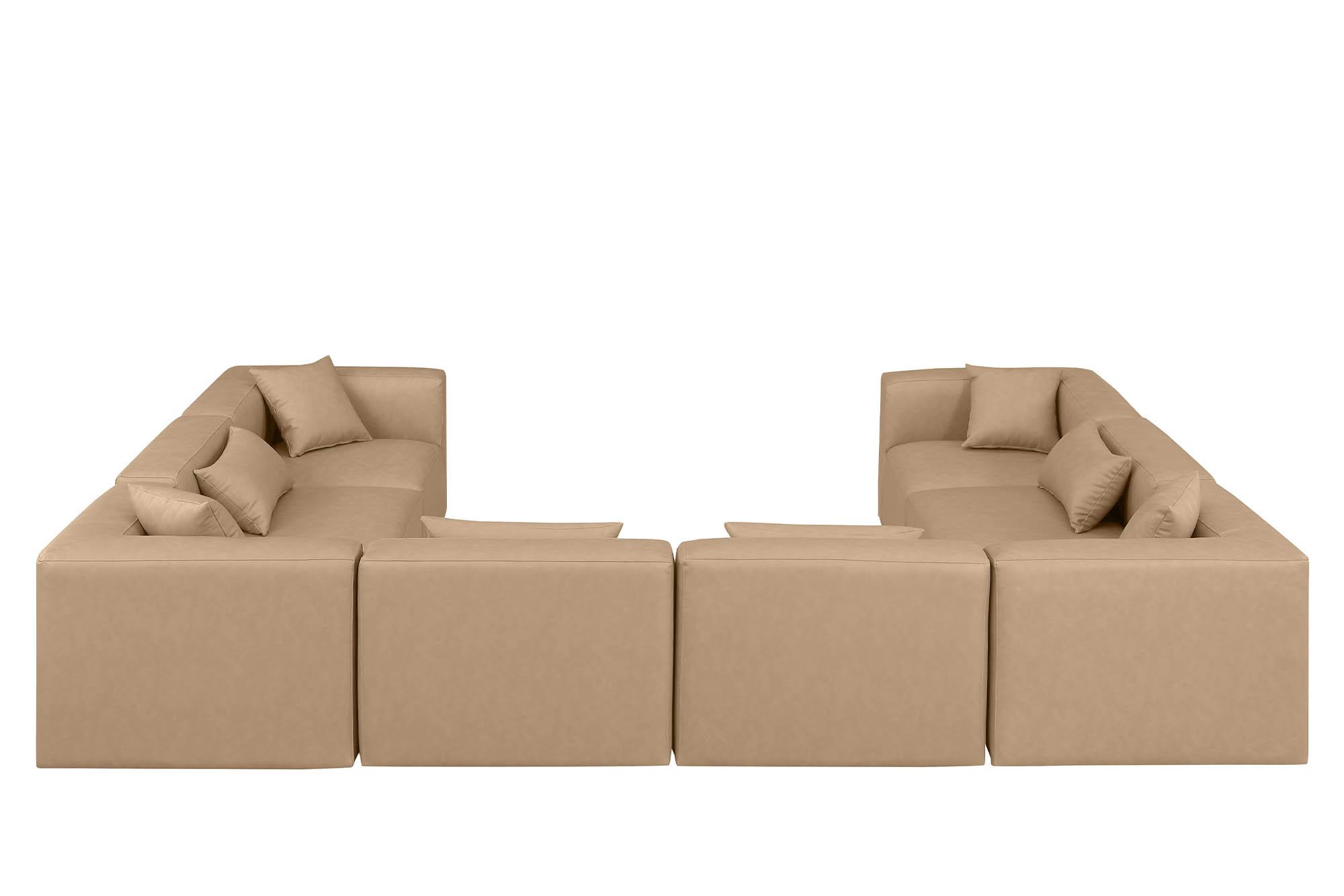

        
Meridian Furniture CUBE 668Tan-Sec8A Modular Sectional Sofa Tan Faux Leather 094308317779
