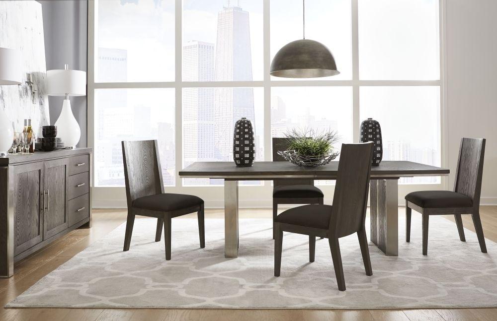 

    
 Shop  Thunder Grey Finish Modern Extension Dining Table PLATA by Modus Furniture
