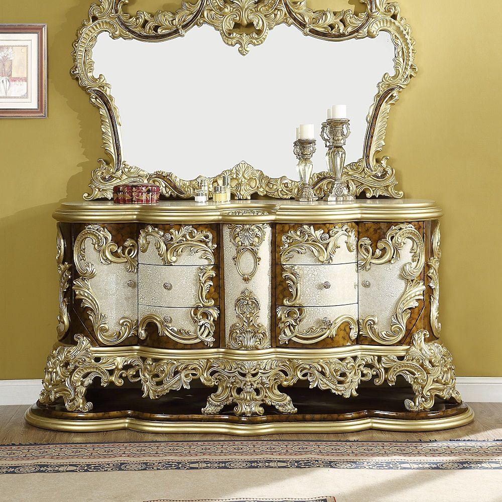 

    
Acme Furniture Desiderius Dresser With Mirror 2PCS BD20005-2PCS Dresser With Mirror Gold/Brown BD20005-2PCS
