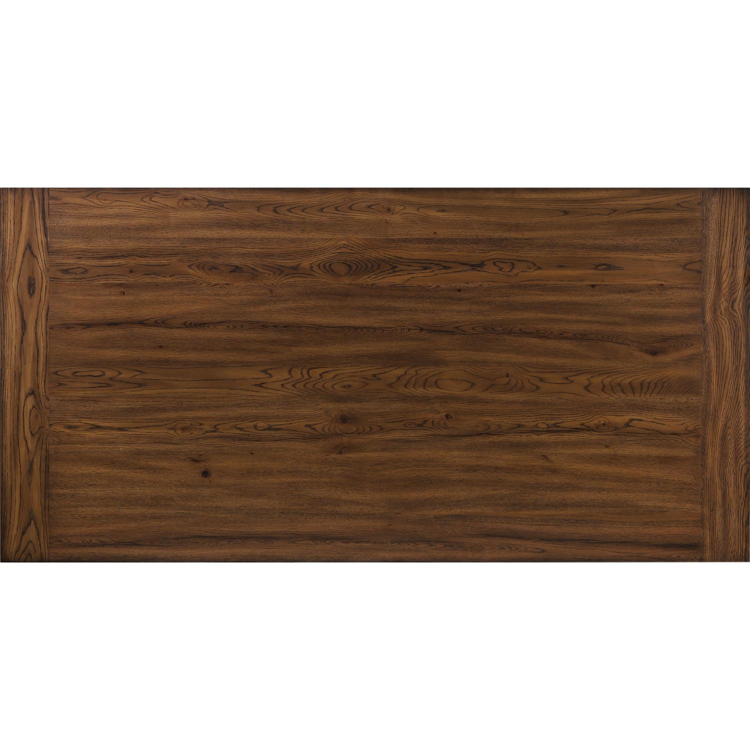 

    
Acme Furniture Maurice Dining Table Brown Oak 62470
