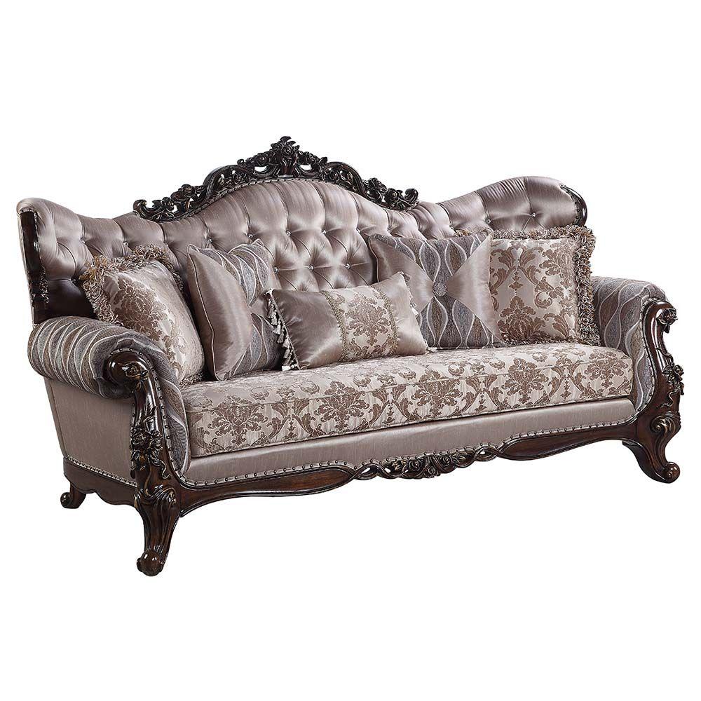 

    
Acme Furniture Benbek Sofa Loveseat Chair and Coffee Table Wash Oak LV00809-4pcs
