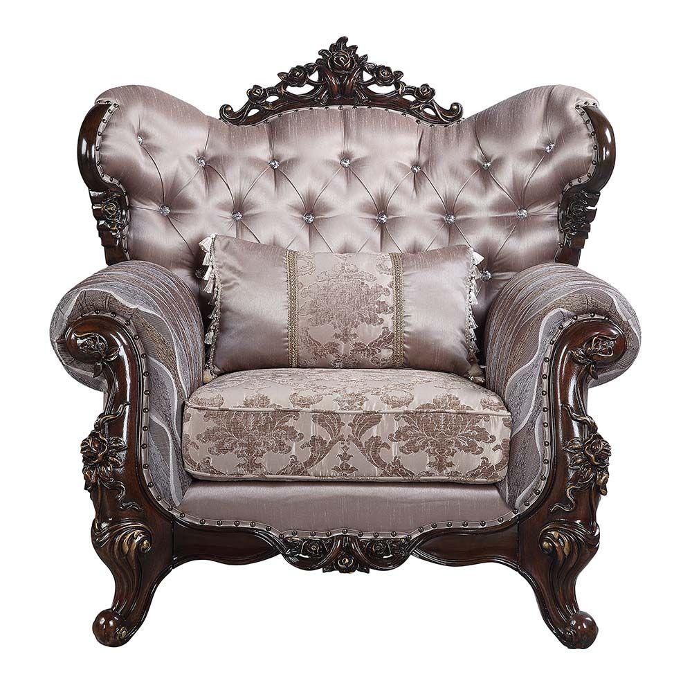

    
LV00809-4pcs Traditional Antique Oak Sofa + Loveseat + Chair + Coffee Table by Acme Benbek LV00809-4pcs
