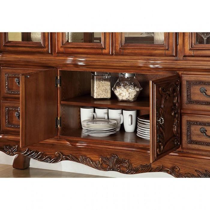 

    
 Order  Traditional Antique Oak Solid Wood Dining Room Set 10pcs Furniture of America Medieve
