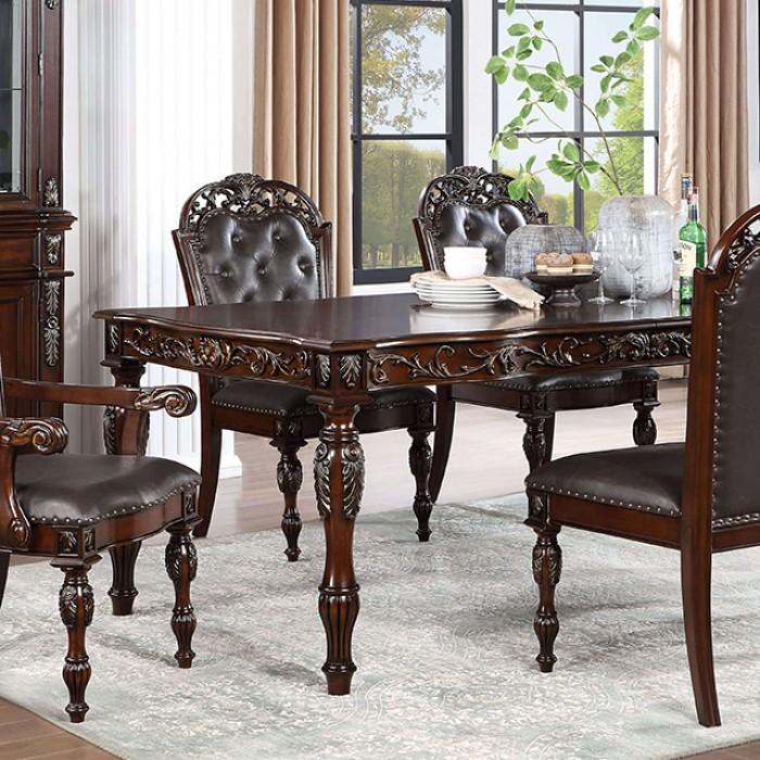 Traditional Dining Table Nouvelle Dining Table CM3256CH-T CM3256CH-T in Cherry, Espresso, Brown 