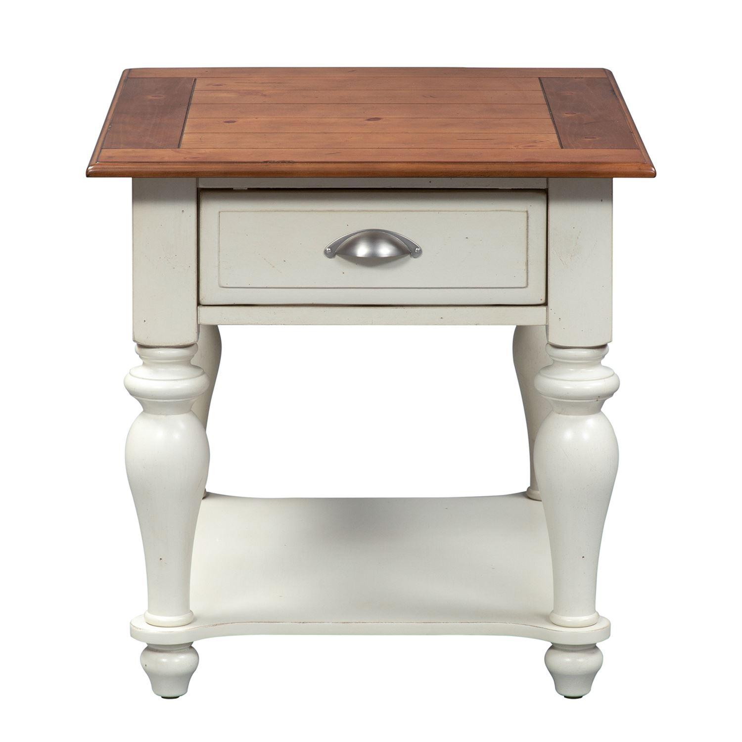 

    
Traditional Brown Wood End Table 303-OT1020 Liberty Furniture

