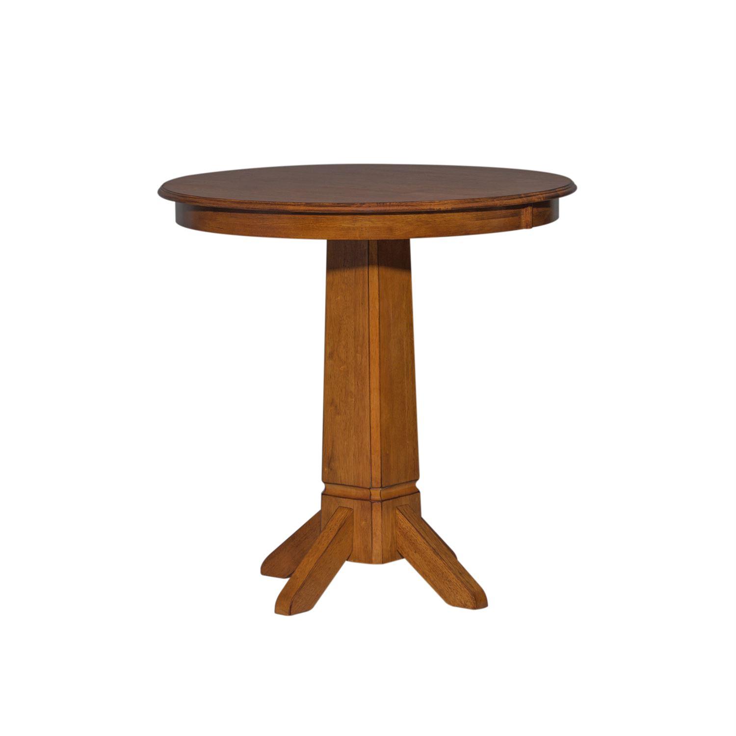 

    
Traditional Brown Wood Pub Table Creations II (38-CD) Liberty Furniture

