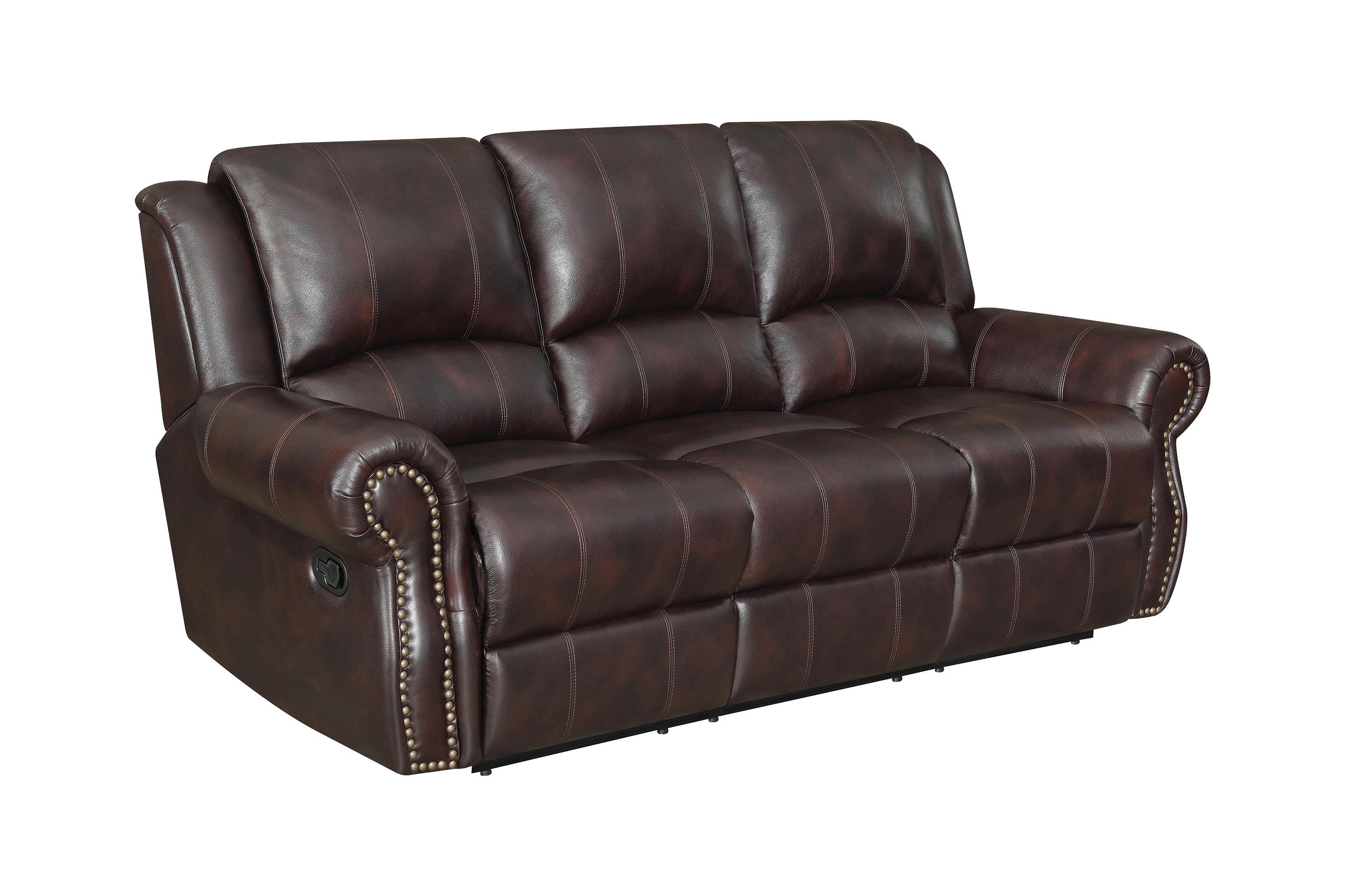 

                    
Coaster 650161-S2 Sir Rawlinson Living Room Set Dark Brown Leather Purchase 
