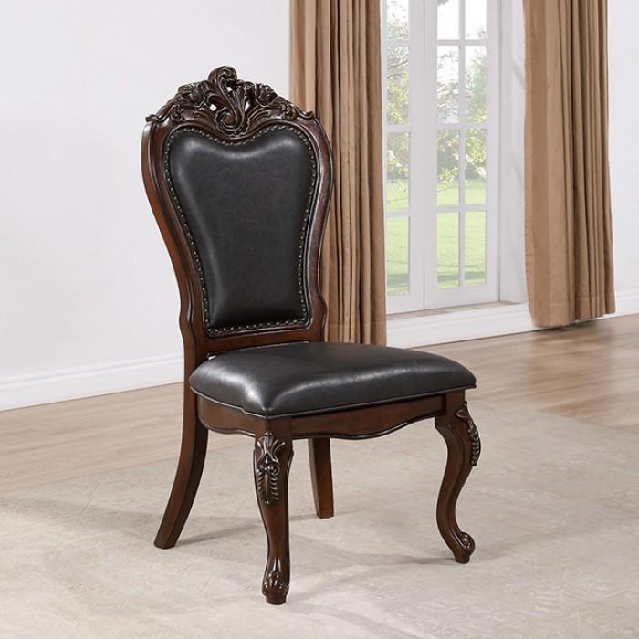 

                    
Buy Traditional Dark Cherry Wood Dining Room Set 9PCS Furniture of America Manzanita FM3261CH-T-9PCS
